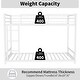 preview thumbnail 3 of 22, Sturdy Metal Twin over Twin Bunk Bed Kids Bed with Safety Guardrail