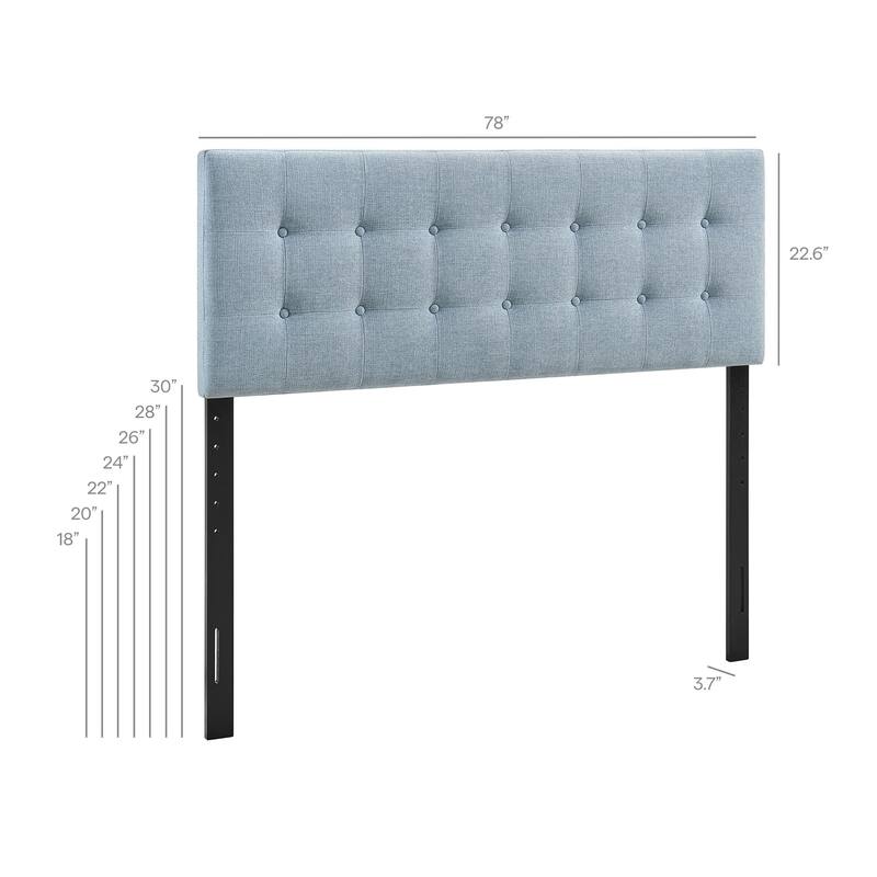 Emily Upholstered Fabric Headboard