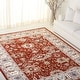 preview thumbnail 1 of 32, Lauren Ralph Lauren Leopolda Transitional Rug 5' x 8' - Rust/Ivory - Rectangle
