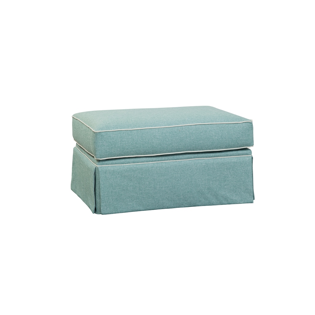 Seaglass Ottoman