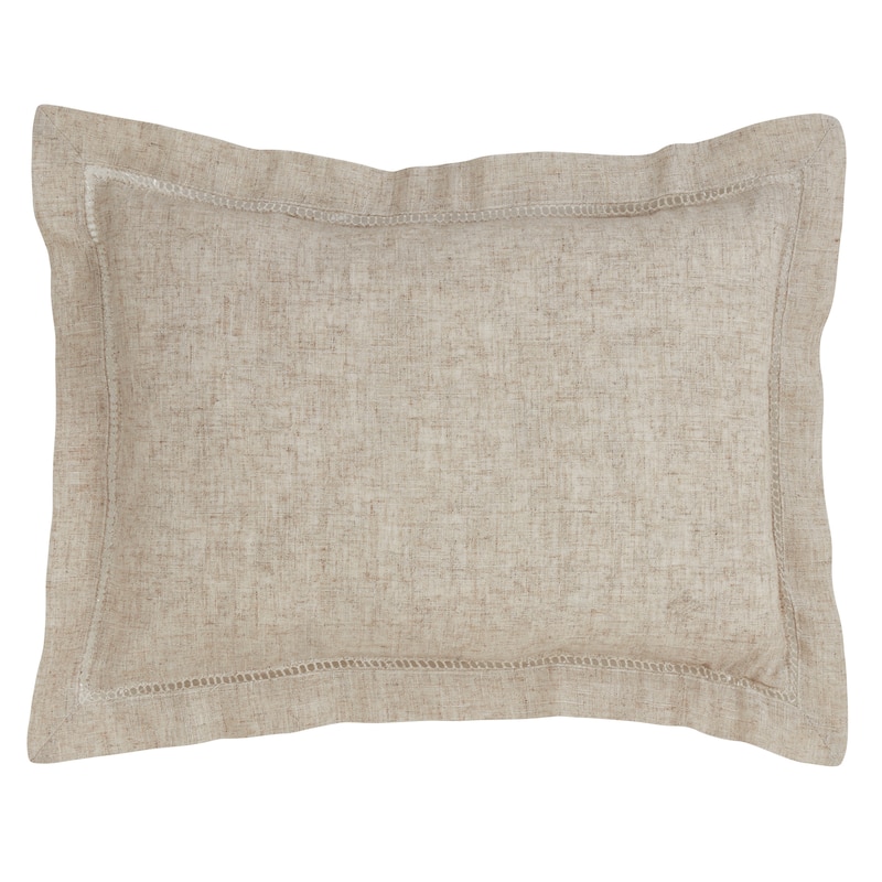 Hemstitched Throw Pillow - 14"x20" - Feather Down