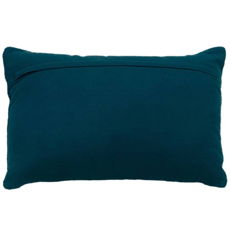 Rizzy Home Woven Dimensional Solid Throw Pillow