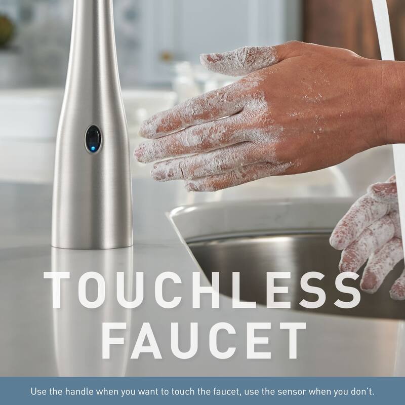 Moen Belfield 1.5 GPM High-Arc Single Handle Kitchen Faucet with