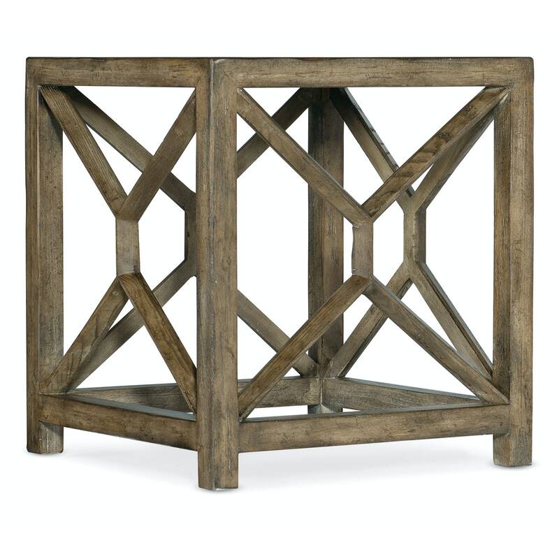 Hooker Furniture Sundance 22" Square Coastal Casual Luxury End Table
