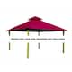 14 ft. sq. ACACIA Gazebo Roof Framing and Mounting Kit - 14X14 - Hibiscus