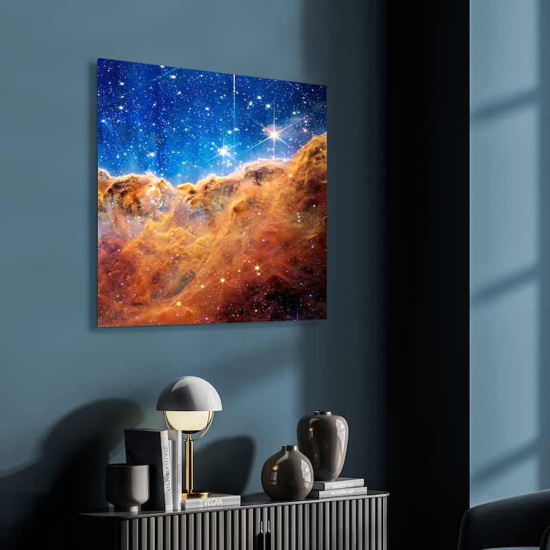 Empire Art Direct Carina Nebula I Printed Tempered Glass Wall Art - Multi-Color