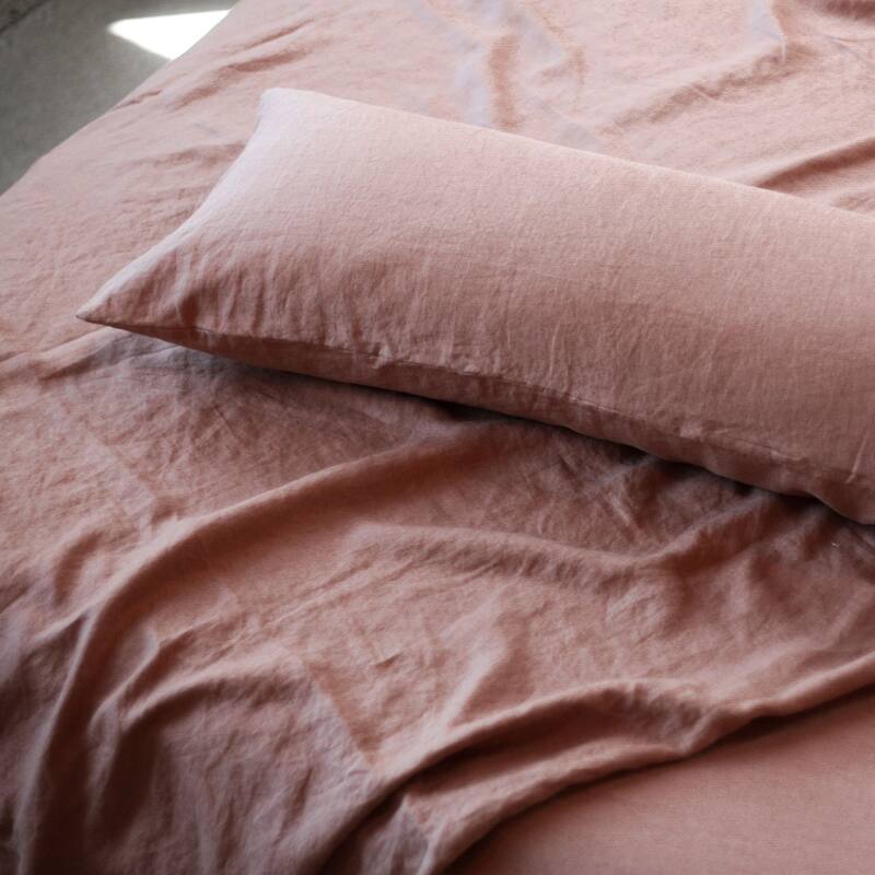 100% French Linen 16" x 44" Lumbar Sham by BOKSER HOME
