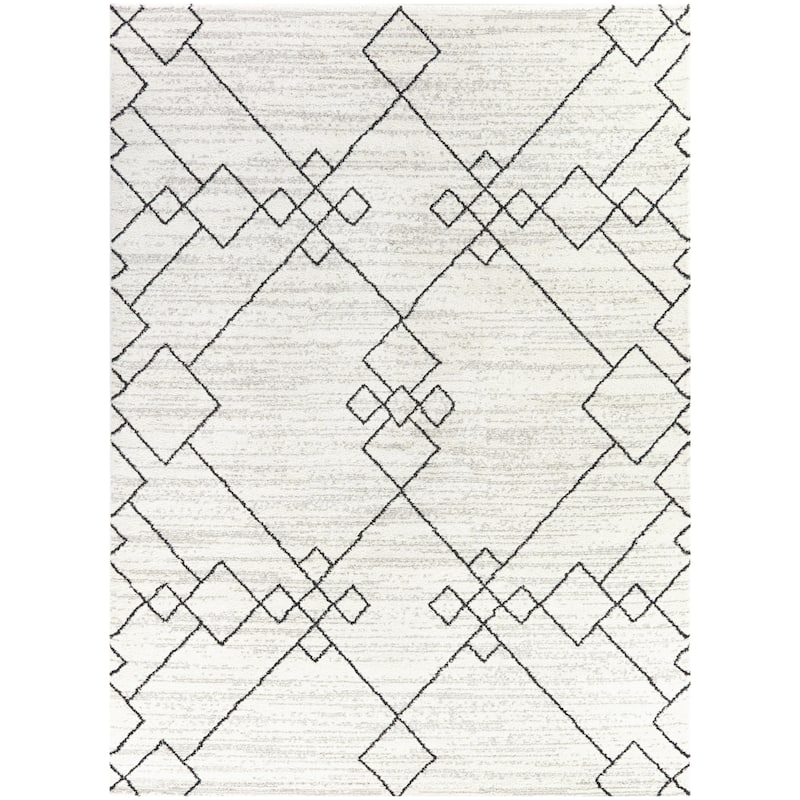 Alberto Transitional Geometric Area Rug
