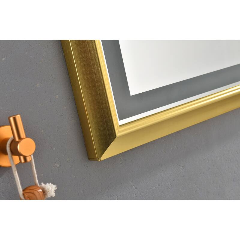 LED Bathroom Mirror with Aluminum Frame