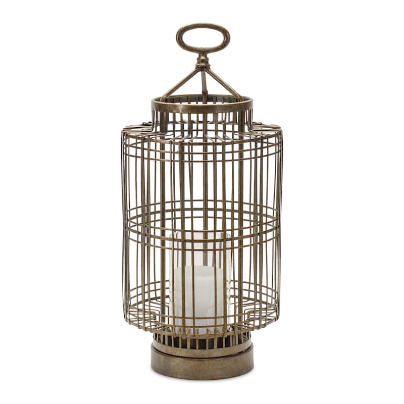 Iron Candle Holder - 8.5 x 8.5 x 18.75