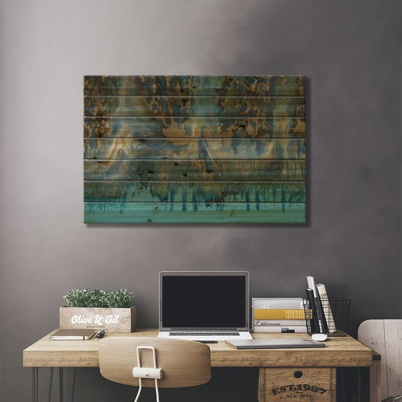 Upsurge Print On Wood by Blakely Bering - Multi-Color