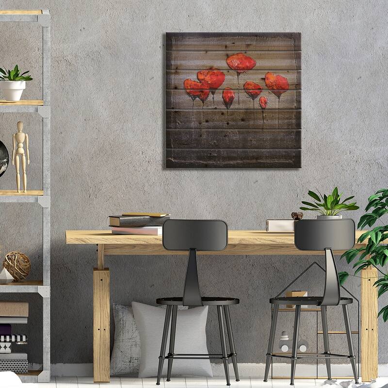 Remember... Print On Wood by Donatella Marraoni - Multi-Color