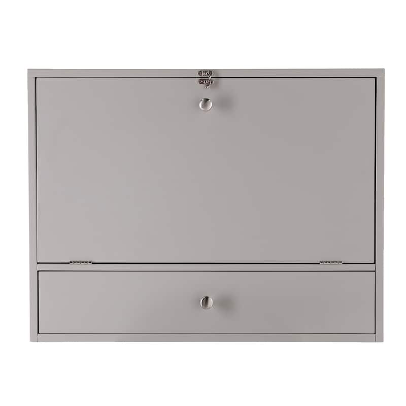 SEI Furniture Wall-mounted Folding Laptop Desk