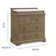 preview thumbnail 2 of 3, Paloma 4 Drawer Dresser with Changing Top