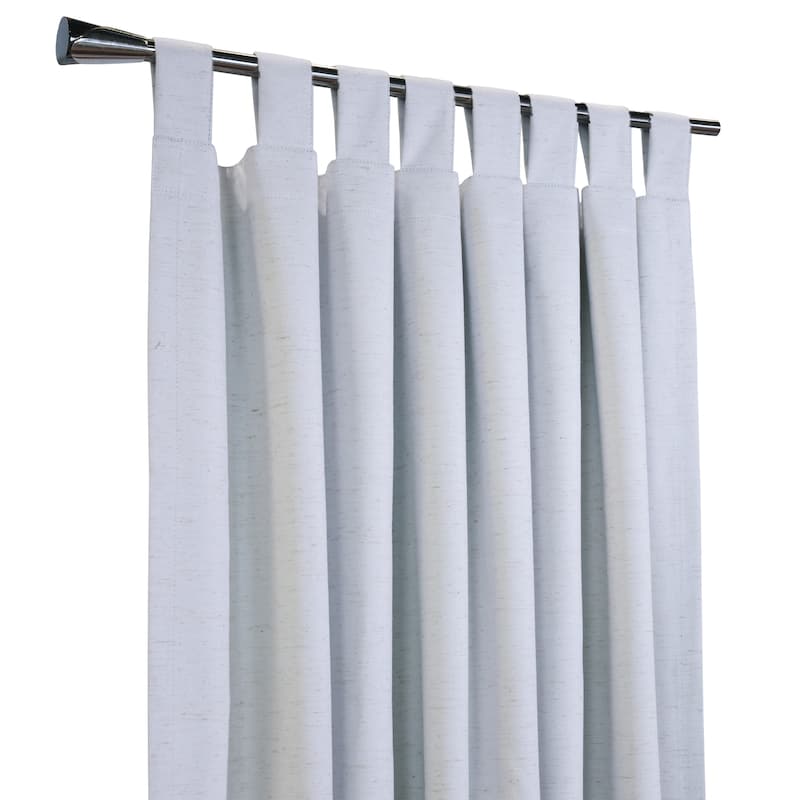 ThermaPlus Ventura Total Blackout Foamback Tab Top Curtain Panel Pair