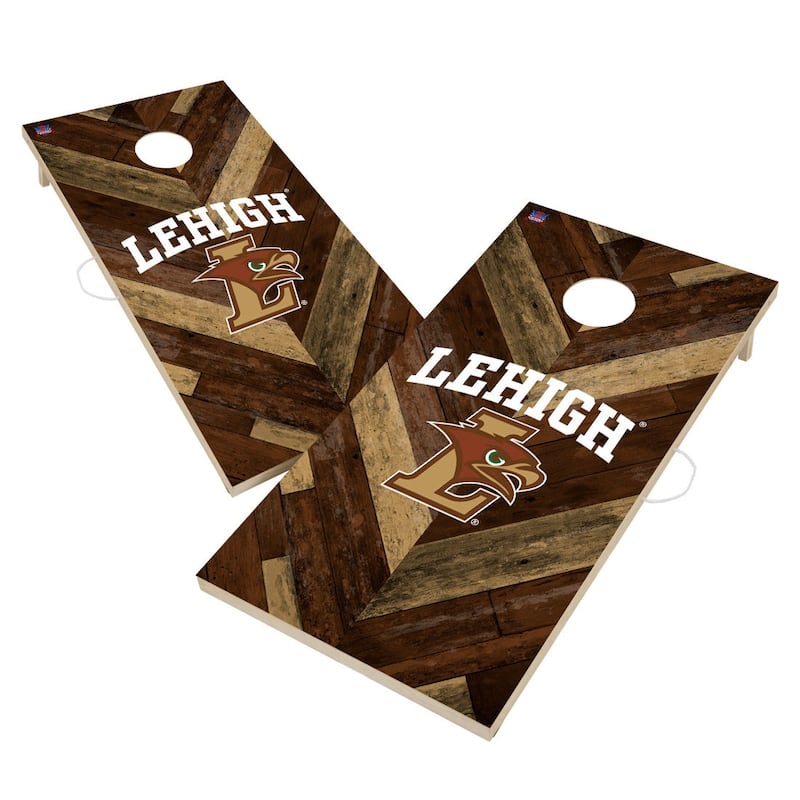 Lehigh University Mountain Hawks Cornhole Board Set - NO Accessories