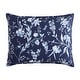 preview thumbnail 10 of 9, Laura Ashley Cotton Branch Toile Blue Cotton Comforter Bonus Set