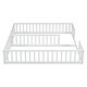 preview thumbnail 21 of 19, Double Twin Floor Bed