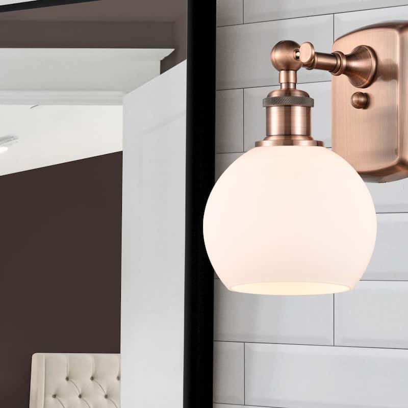 Innovations Lighting 516-1W-10-6 Athens Sconce Athens 10" Tall Wall