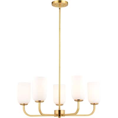 Vaxcel Lighting H0305 5 Light 26" Wide Chandelier