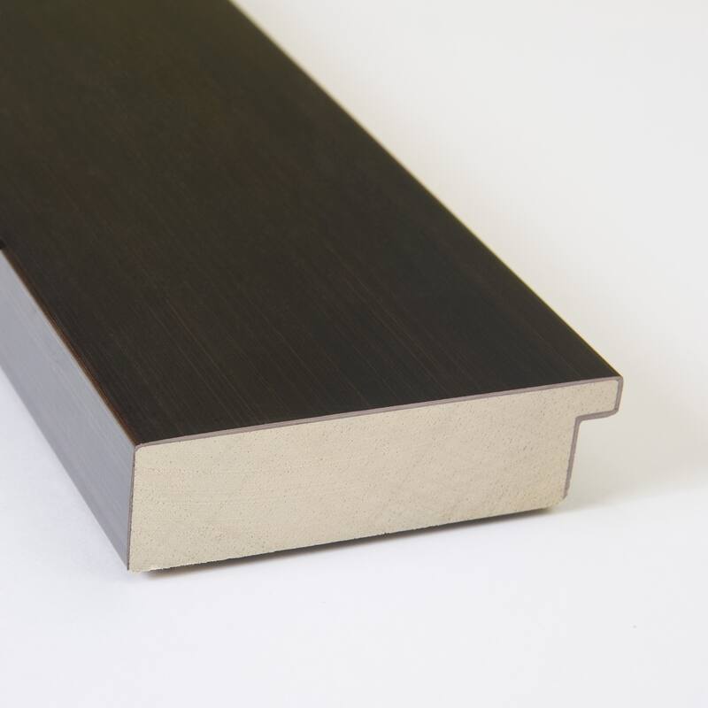 Portico Espresso Wood Framed White Corkboard Bulletin Board