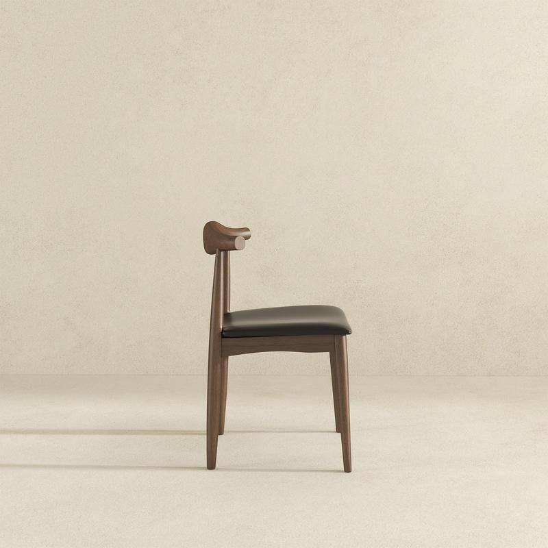 Spruce & Spring Modern Upholstered Dining Chairs Set with Solid Wood Frame Kitchen Side Chairs