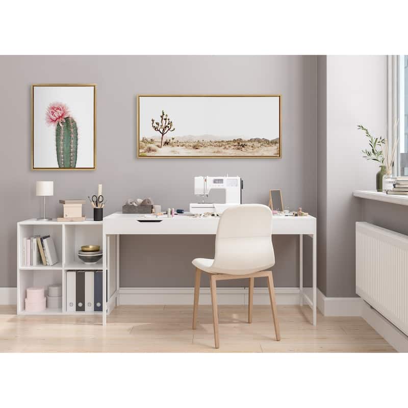 Kate and Laurel Sylvie Joshua Tree Framed Canvas by Amy Peterson