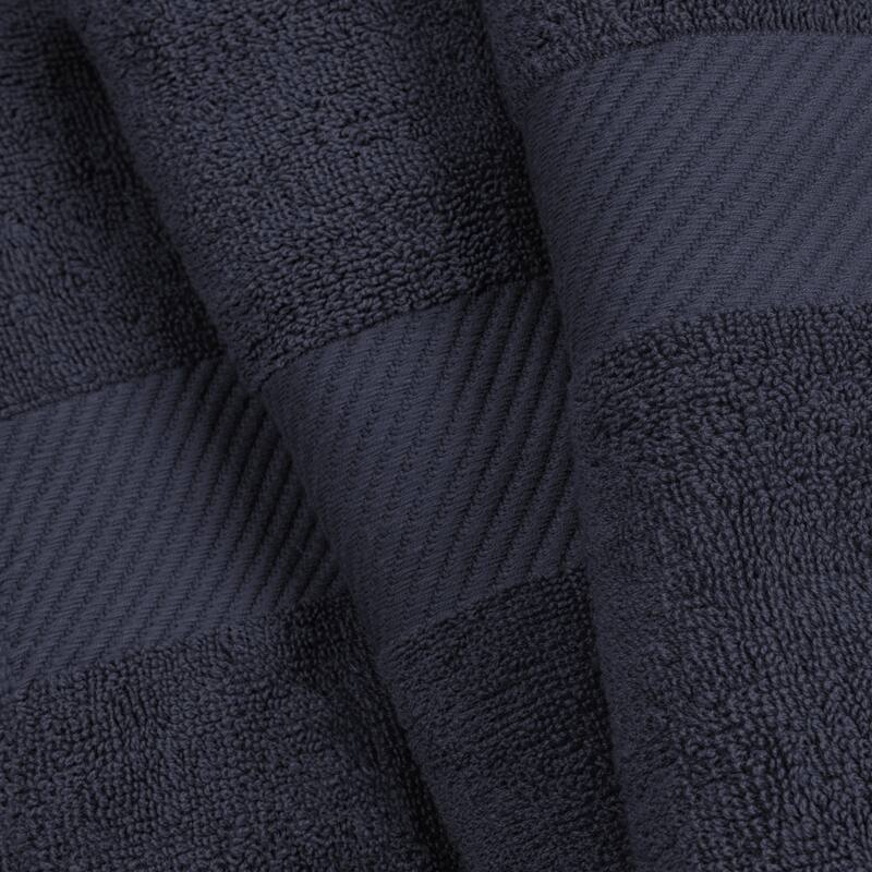 Superior Luxury Solid Highly Absorbent Egyptian Cotton 6 Piece Bath, Face, and Hand Towel Set