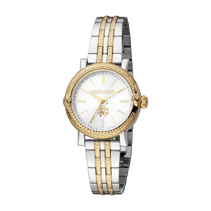 Roberto Cavalli Women RC5L019M0095 Quartz Watch - Two-Tone