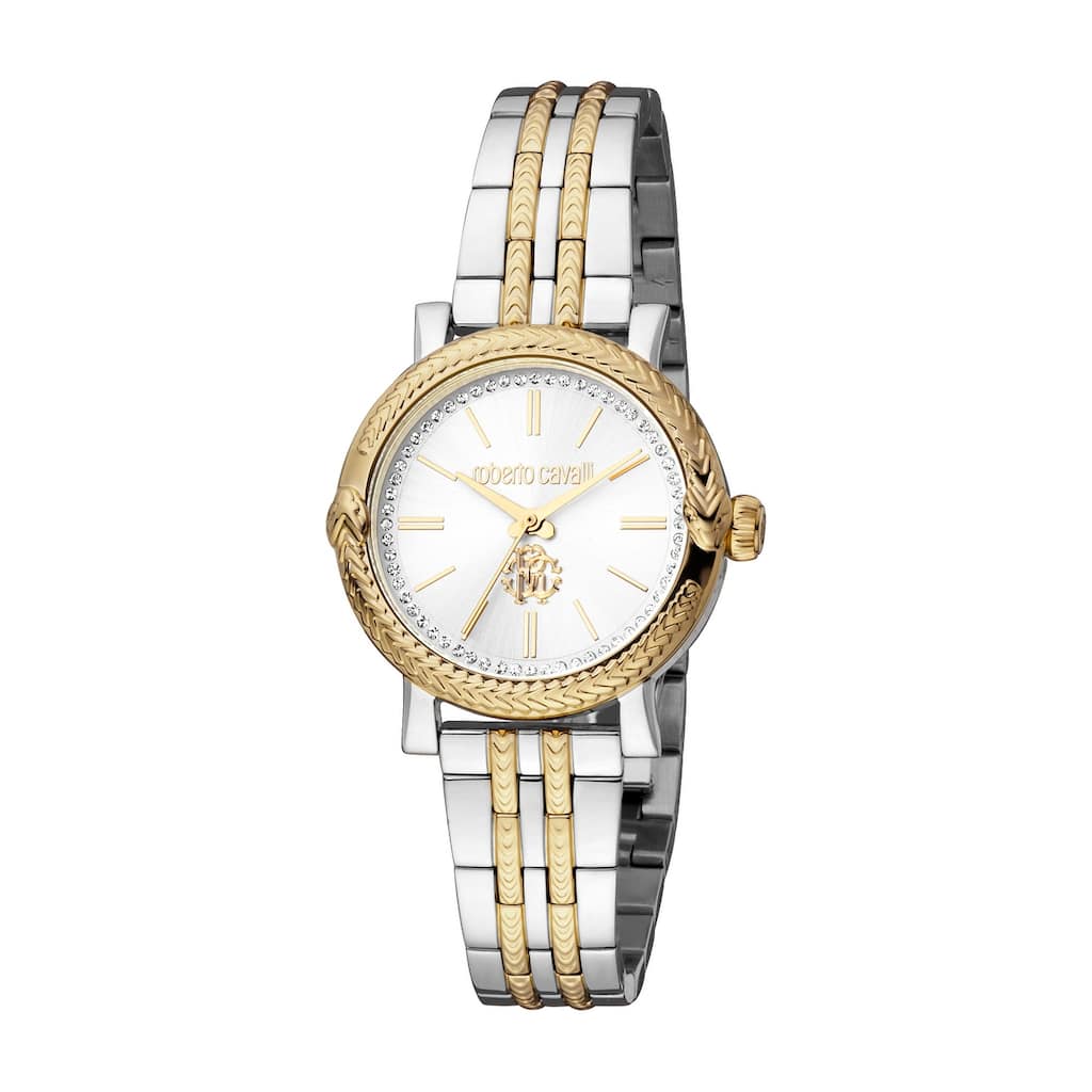 Roberto Cavalli Women RC5L019M0095 Quartz Watch - Two-Tone