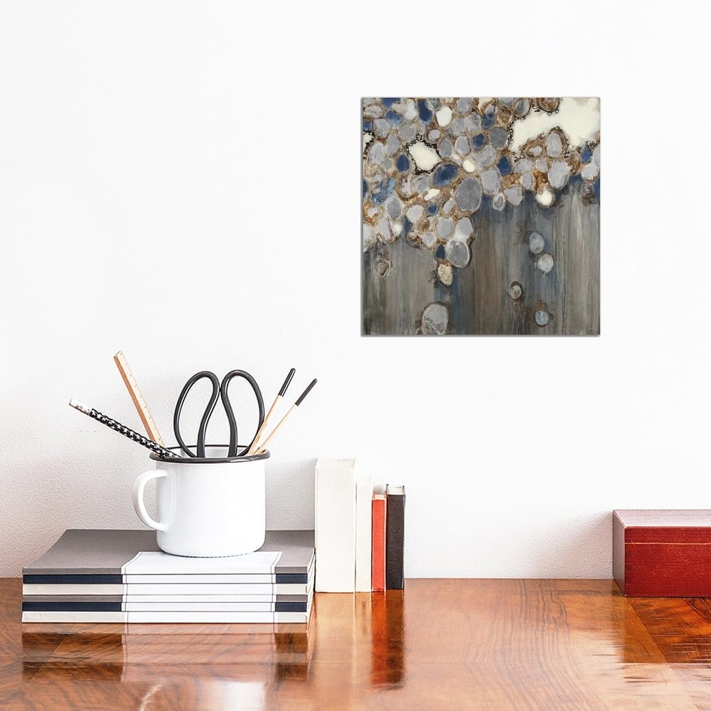 iCanvas "Indigo Oyster Shells" by Liz Jardine Canvas Print