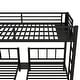 preview thumbnail 14 of 13, Detachable Triple Bunk Bed,Twin over Twin & Twin Bunk Beds for 3,L-Shape Triple Bunk Bed
