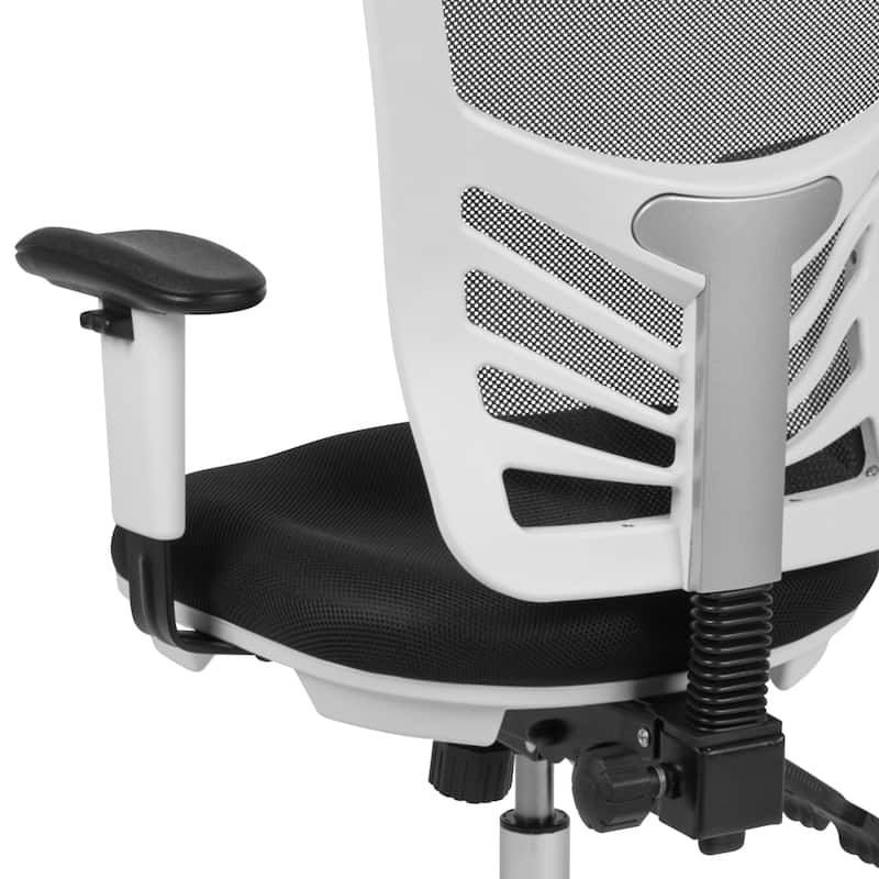 Mid-back Blue Mesh Adjustable Ergonomic Office Chair