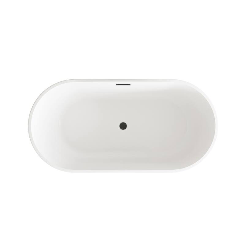 Melisande Bathtub in Glossy White