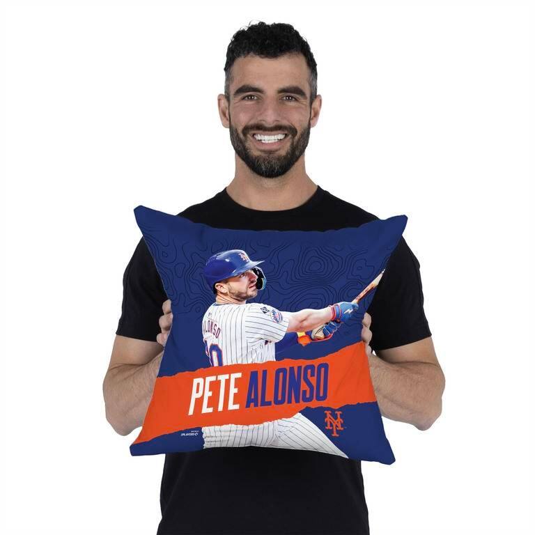 MLB New York Mets Player 18 Inch Throw Pillow
