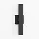 preview thumbnail 31 of 94, Aluminum LED Outdoor Wall Sconce Black Exterior Wall Light (1 / 2Pack)