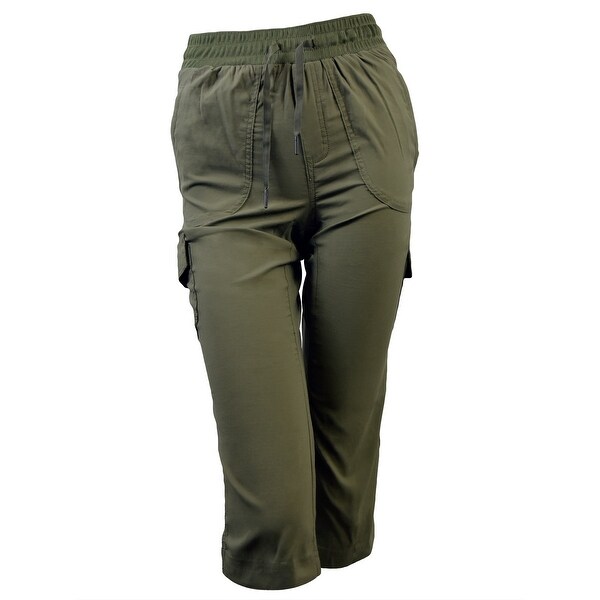 ladies pull on capri pants