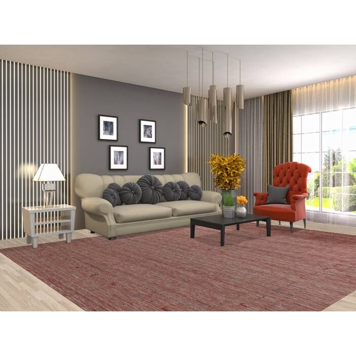 Hand Knotted Oriental 100% Wool Carpet Tribal Animal Pictorial Oranges & Rust Gabbeh Area Rug - 11' 3'' X 9' 0''