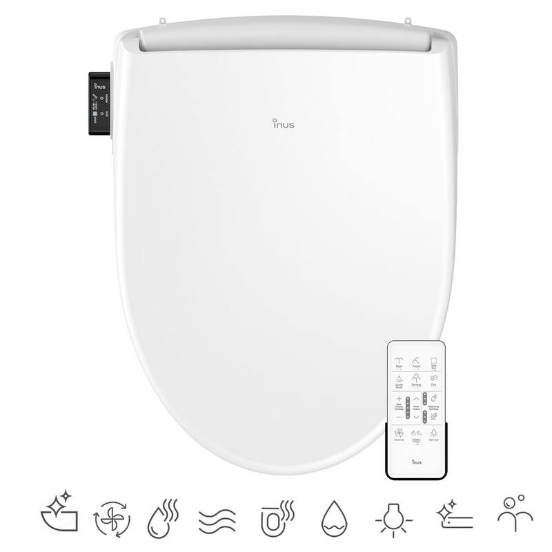 Inus 2900L Smart Elongated Bidet - White