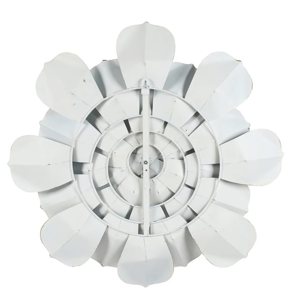 Light Blue Metal Flower Wall Decor Bed Bath & Beyond 34002528