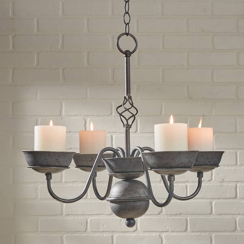 Park Designs Vintage 4 Pillar Chandelier Feeder - 16.5"H X 18"W X 18"DIA