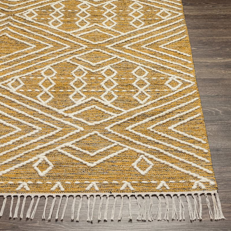 Livabliss Harris Handmade Cotton Boho Nomad Area Rug