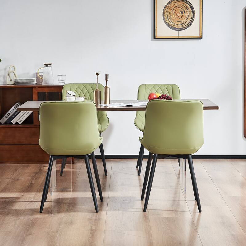 Modern Dining Chairs Set of 2 Upholstered Dining Room Chairs