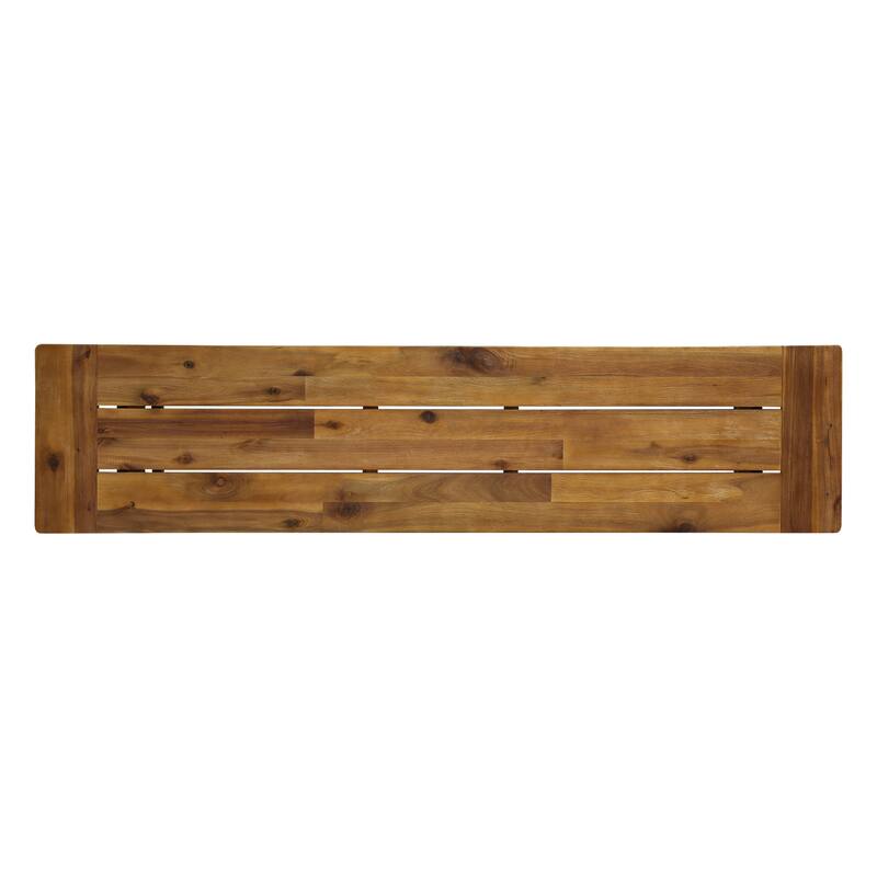 Raphael Outdoor Acacia Wood Bench by Christopher Knight Home