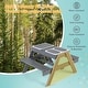 preview thumbnail 9 of 7, Gymax 4-in-1 Kids Picnic Table Set w/ 3 Removable Bins & Lids Foldable