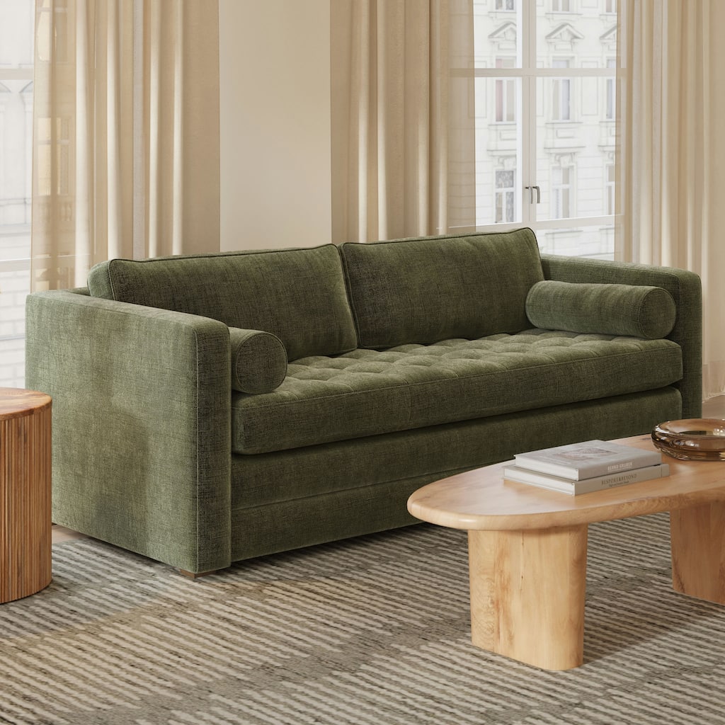 Poly & Bark Napa 82" Fabric Pull-Out Sofa Bed