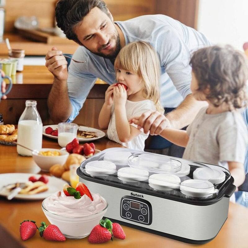 Yogurt Maker Automatic Silver Yogurt Maker Machine Automatic Digital Temperature Control
