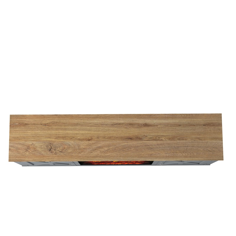 70" Farmhouse TV Stand Console for TVs up to 75 inch - 70" in Width