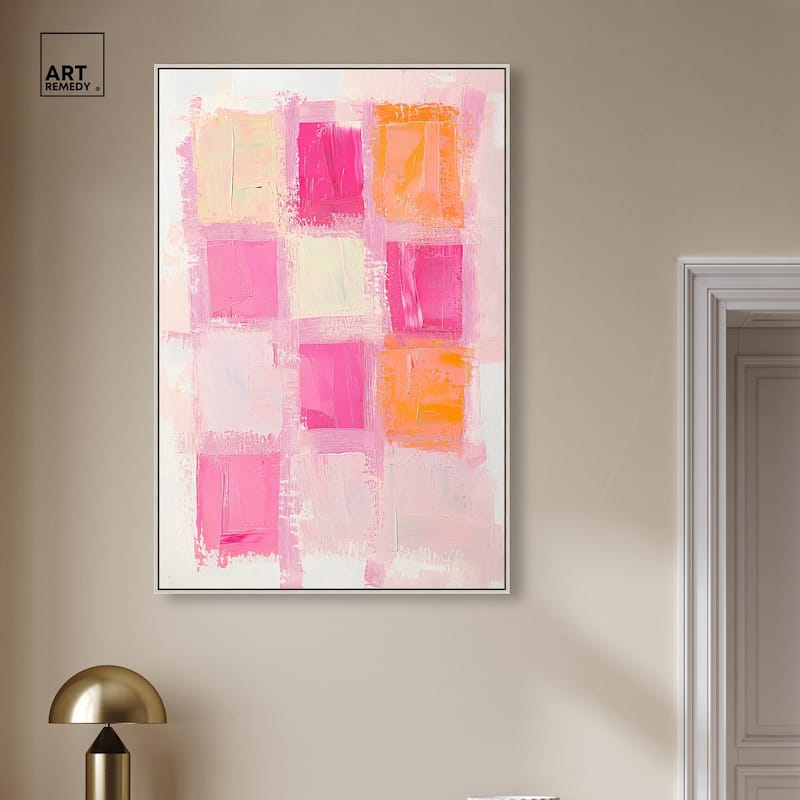Color Squares I Canvas by Art Remedy