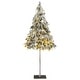 vidaXL Christmas Tree with Flocked Snow Outdoor Artificial Christmas ...